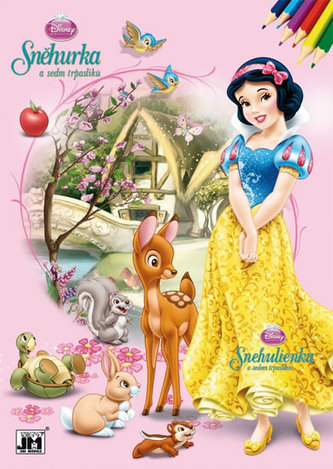 Sněhurka - omalovánka