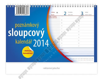 Kalendář 2014 - Poznámkový sloupcový - stolní