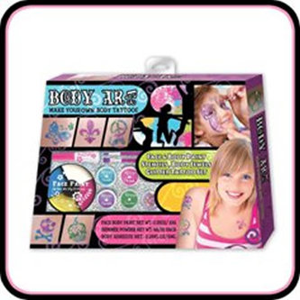Velký Body Art Glitter Tattoo set