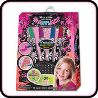 Metalický Body Art set