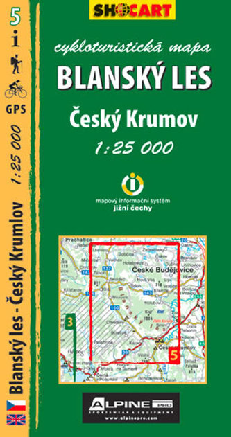 Blanský les - cykloturistická mapa č. 5 /1:25 000