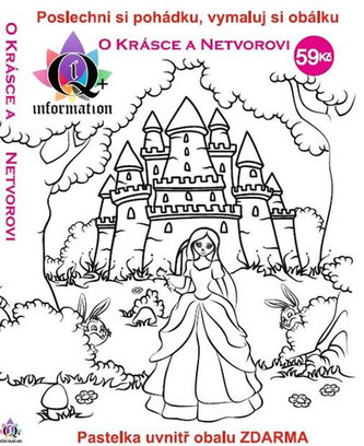 O kráske a netvorovi - CD + pastelka a omaľovánky