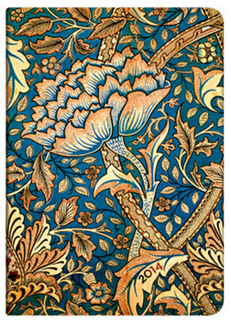 Diář 2014 - Morris Windrush midi (12-měsíční vertical Week-at-a-Time)
