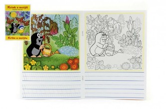 Krtek a motýli - omalovánky A5