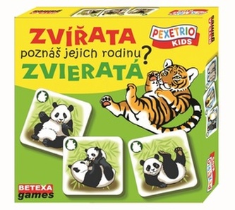 Pexetrio Kids - Zvieratá - Poznáš ich rodinu?