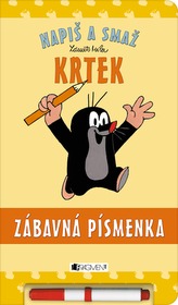 Krtek - zábavná písmenka (Napiš a smaž)