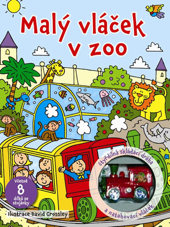 Malý vláček v ZOO se skládací dráhou