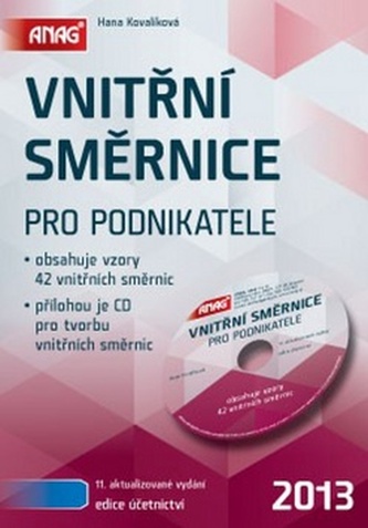 Vnitřní směrnice pro podnikatele 2013 + CD
