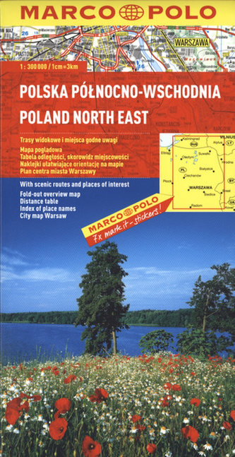 Polska Północno - Wschodnia. Mapa Marco Polo w skali 1:300 000