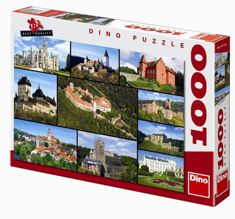Hrady a zámky - puzzle 1000 dílků