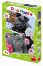 Pejsek a Kočička - puzzle 2 motivy v balení 2x48 dílků