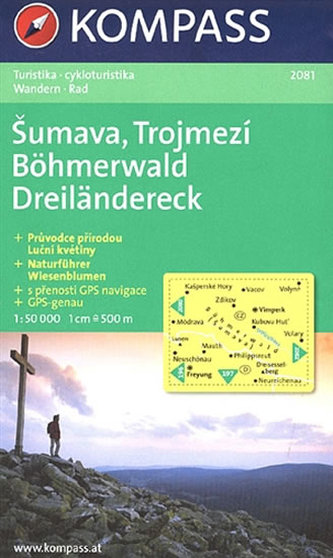Šumava, Trojmezí 1:50 000             MPMarco Polo,s.r.o.Mapa978-3-502-6131-9