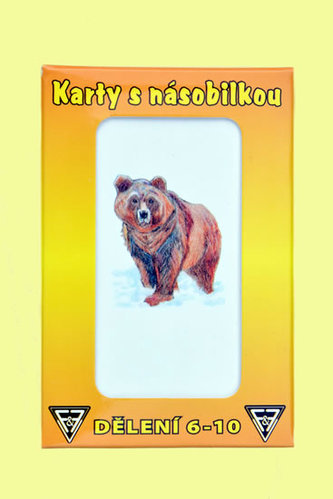 Karty s násobilkou - Delenie 6-10