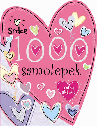 1000 samolepek - Srdce