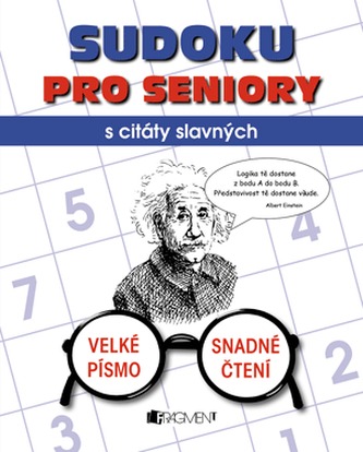 Sudoku pro seniory - s citáty slavných