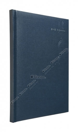 Diář 2014 - Kronos modrý - matný   týdenní A5