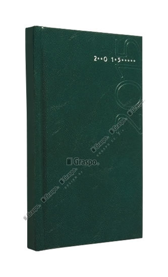 Diář 2014 - Kronos zelený - lesklý kapesní