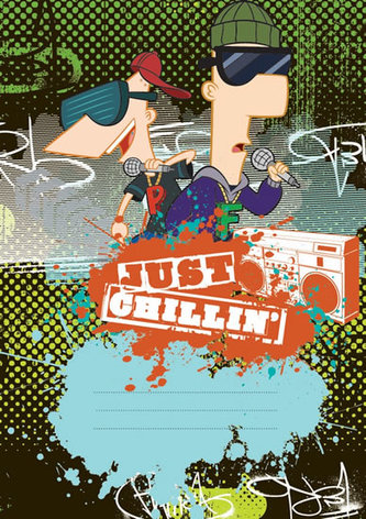 Phineas & Ferb Boys - školní sešit A5, 40 listů, linkovaný