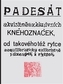 Padesát akvisitněexklusivních kněhoznaček od takovéhotéž rytce aequilibris