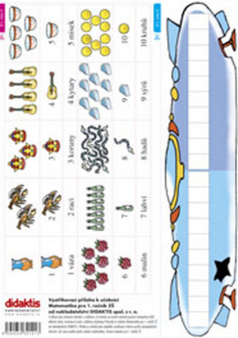 Vystrihovacia príloha k učebnici matematiky (1.roč.ZŠ)