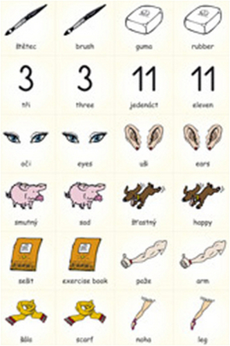 Pexeso k Angličtině 3