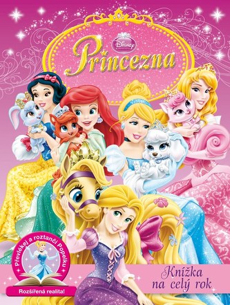 Princezna - Knížka na celý rok - Převlékej a roztanči Popelku