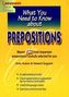 Prepositions: What You Need to Know about