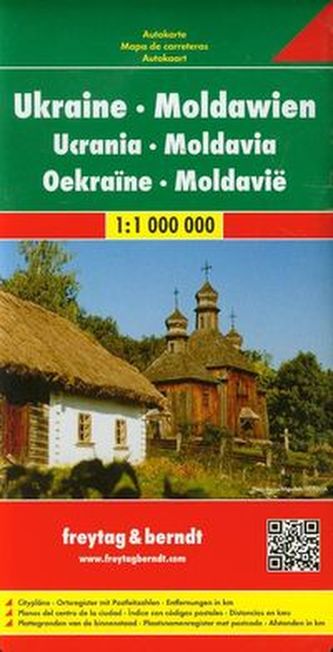 AK 6801 Ukrajina, Moldavsko 1:1 000 000 / automapa