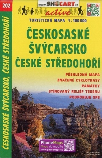 TM 1:100T 202 Českosaské Švýcarsko České středohoř