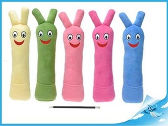 Bludišťák plyšový 30cm modrý