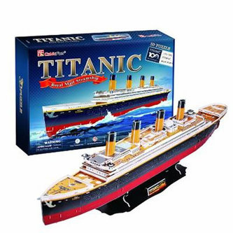 Puzzle 3D Titanic - 113 dielikov