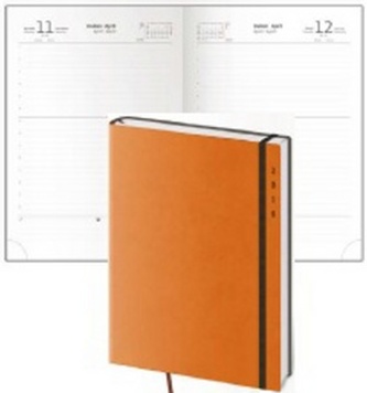 Diář 2016 - Flexies A5 denní - oranžová