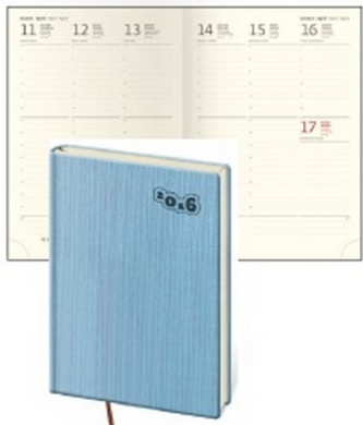 Diář 2016 - Manchester A5 týdenní - světle modrá