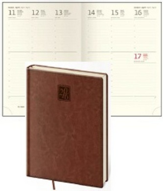 Diář 2016 - Nebrasca A5 týdenní - anglická červená