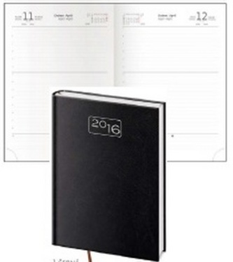 Diář 2016 - Old Karachi A5 denní - černá