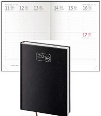 Diář 2016 - Old Karachi A5 týdenní - černá