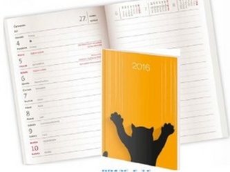 Diář 2016 - Poketto kapesní - Cat