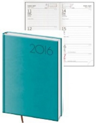 Diář 2016 - Print kapesní týdenní - tyrkysová
