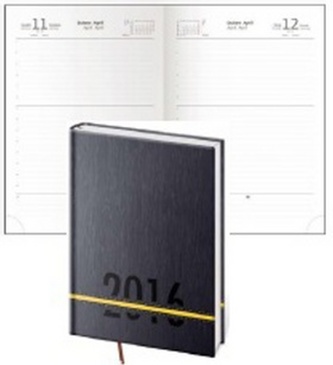 Diář 2016 - Strips A5 denní - žlutá