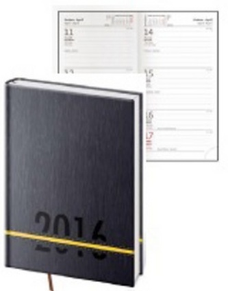 Diář 2016 - Strips kapesní týdenní - žlutá