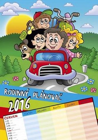 Kalendář nástěnný 2016 - Rodinný plánovač  D