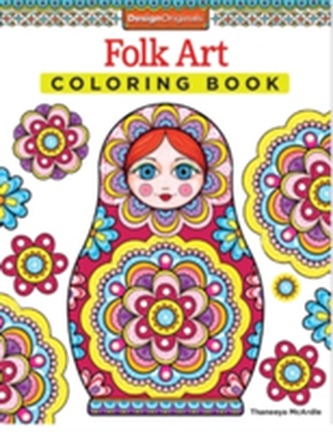 Folk Art Coloring Book
