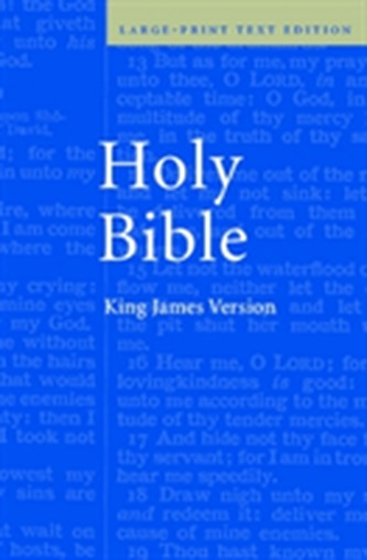 KJV Large Print Text Bible KJ650:T
