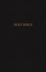 KJV, Reference Bible, Personal Size Giant Print, Leather-Look, Black, Red Letter Edition, Comfort Print