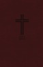 KJV, Reference Bible, Compact, Large Print, Imitation Leather, Burgundy, Red Letter Edition, Comfort Print