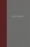 KJV, Thinline Reference Bible, Cloth over Board, Burgundy/Gray, Red Letter Edition, Comfort Print