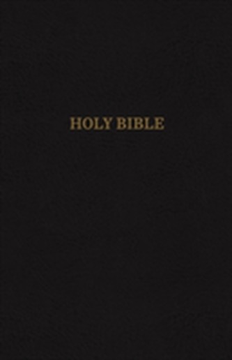 KJV, Reference Bible, Super Giant Print, Leather-Look, Black, Red Letter Edition, Comfort Print