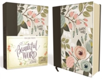 KJV, Beautiful Word Bible, Cloth over Board, Multi-color Floral, Red Letter Edition