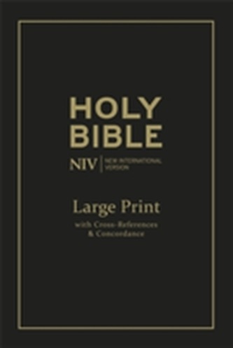 NIV Large Print Single-Column Deluxe Reference Bible
