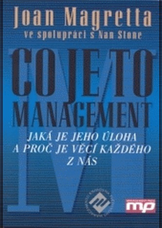 CO JE TO MANAGEMENT. Jaká je jeho úloha a proč je věcí každého z nás CO JE TO MANAGEMENT. Jaká je jeho úloha a proč je věcí každého z nás